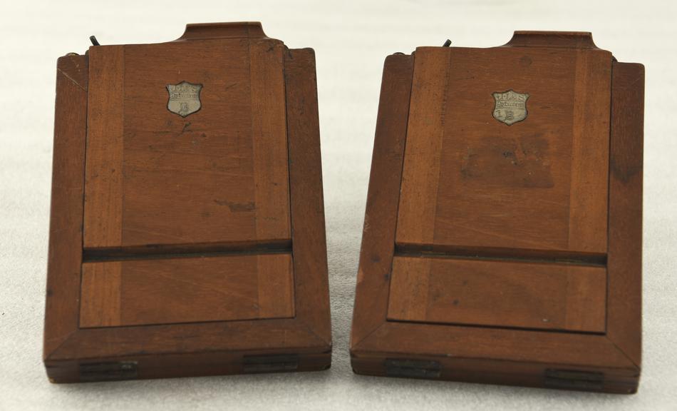 Two Wooden Double Darkslides