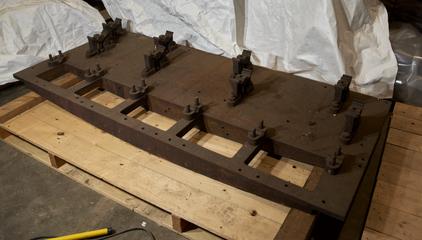 Pallet of Dismantled Signal Lever Frame
