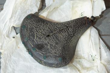 Saddle from a tandem bicycle