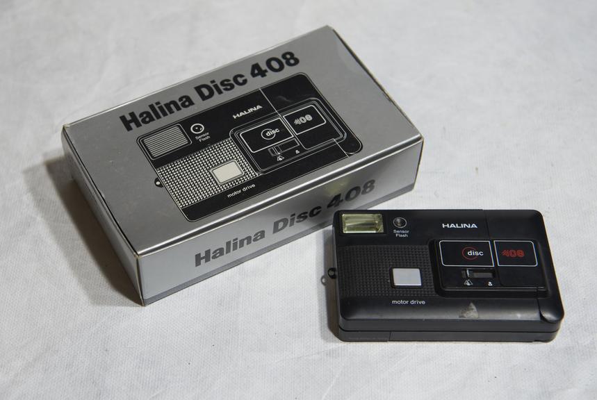 Halina Disc 408 camera in original fitted box