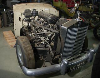 Rolls-Royce Silver Cloud Mark I car chassis, 1955