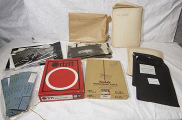 Collection of Kodak photographic box of black and white prints