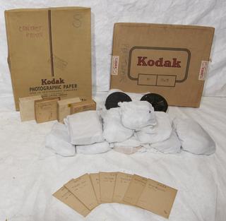 Collection of glass plate negatives