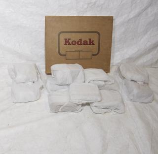 Collection of various black and white lantern slides