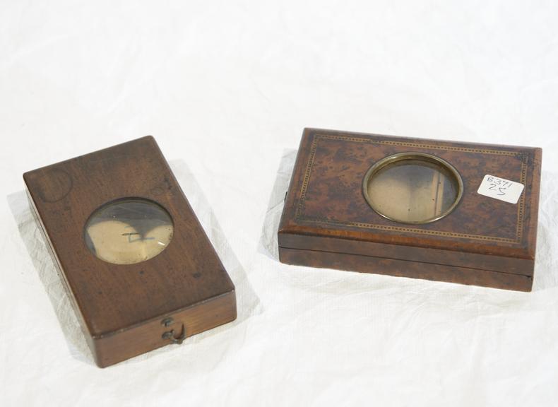 Two Graphoscope Type Carte-De-Visite Viewers