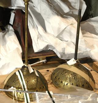 Two Decorative Light Shades