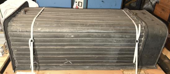 Victorian Bath with Hooded Spray and Taps