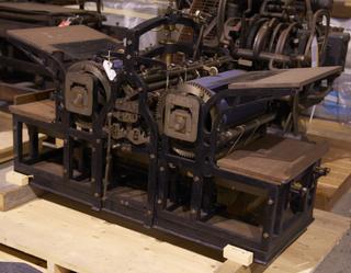 Scale Model of Koenig and Bauer Cylinder Printing Press, 1975-1978