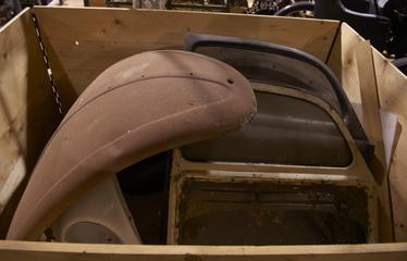 Metal Panels From Volkswagen Beetle Motor car, 1947.