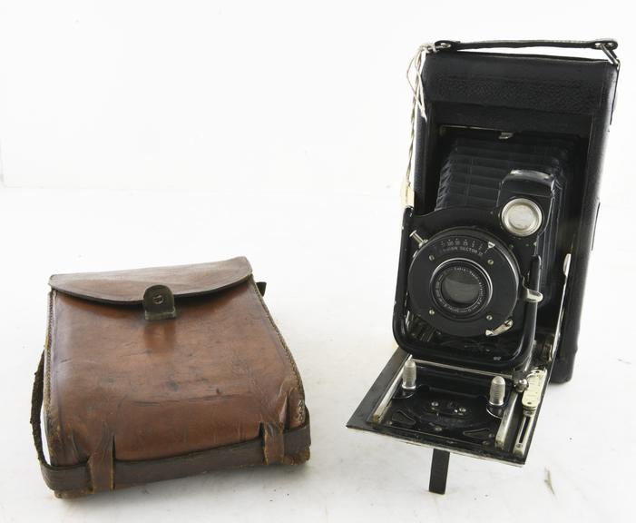 Ensign Carbine folding bellows camera, c 1924