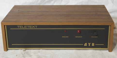 Ayr Teletext Cordless Remote Control Unit Model T1