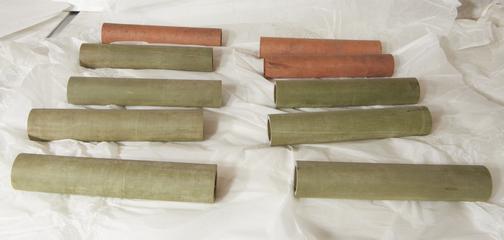 Ten Rubber Roller Covers