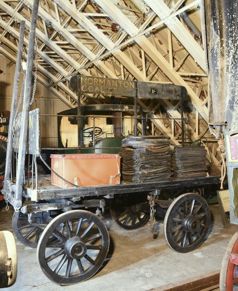 Horse drawn cart and exhibition part