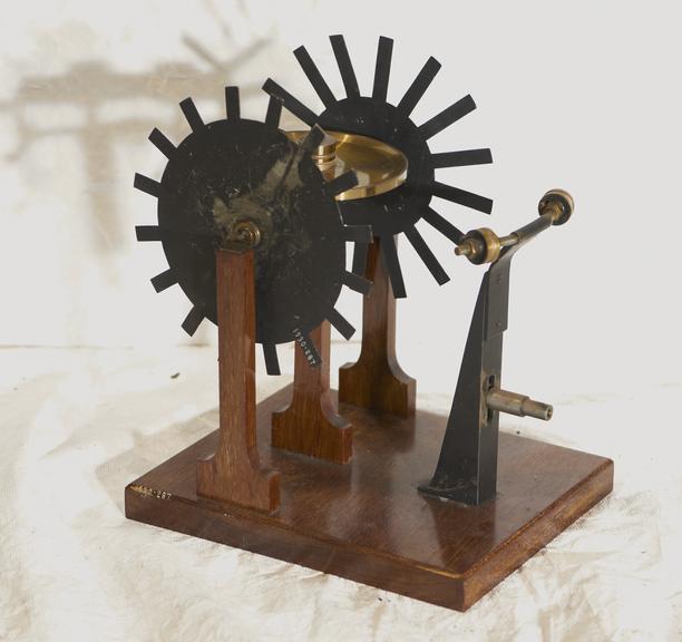 Model of Faraday's Toothed Wheel