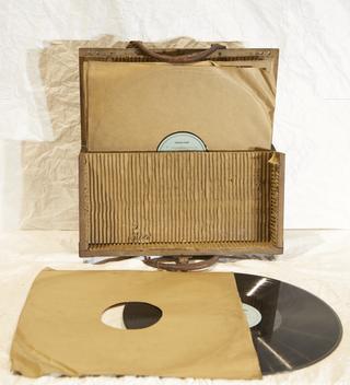 Six 16" 78RPM Shellac Gramophone Disks