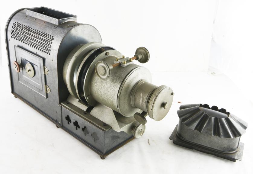 Kodak Eringa lantern, magic lantern in iron and nickel plated brass