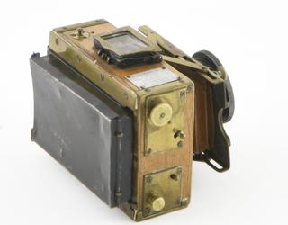 Filmpack Cassette for a Tropical Collapsible Bellows Camera.