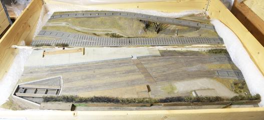 Part of Model Broad Gauge Layout:- "Beadgie Severn Junction"