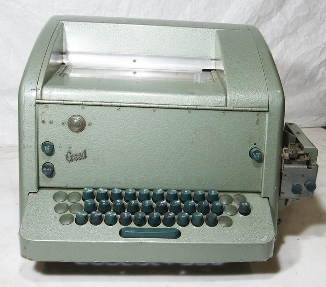 Teletypewriter made by Creed & Co. from the Pegasus Mark I Computer