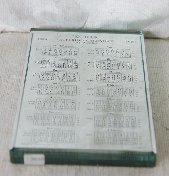 2-Year Kodak Period Calendar