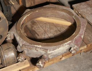 Spare eccentric strap from Triple-Expansion marine steam engine