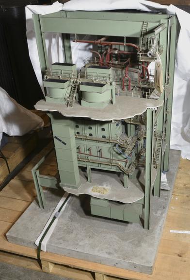 Model of Stirling Tri-drum Water Tube Boiler