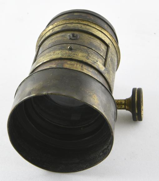 Petzval portrait type doublet lens F.4