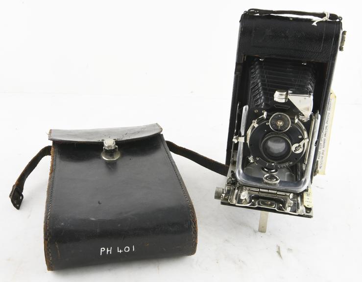 Quarter plate Ensign camera, 1912