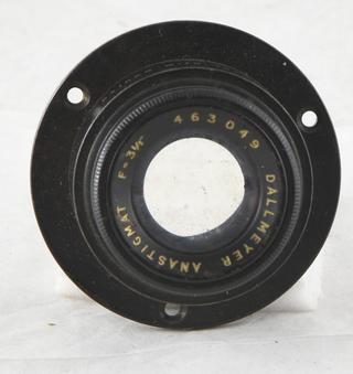 Anastigmat Lens 3.25" f.l F.4.5