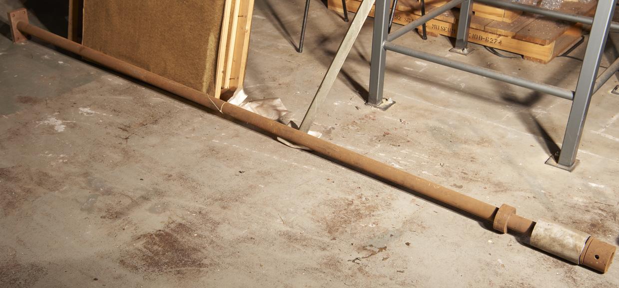 Central column of staircase