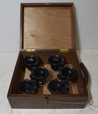 Six Lenses for NRDC 35mm Stereo Cine Camera