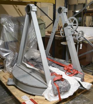 Stand from Reflecting Telescope, 20-inch Aperture with Speculum Mirror and Altazimuth Mounting