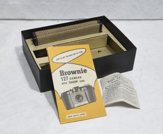 Case and Accessories for Brownie 127 Camera