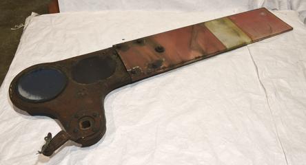 Stop Signal Arm (Red with White Stripe)