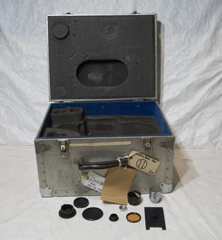 Case and Accessories for Eclair NPR 16mm Cine Camera.