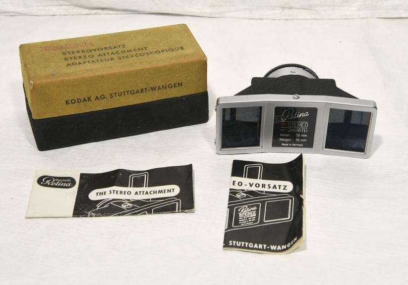 Kodak Stereo Attachment for Retina Camera, c 1955