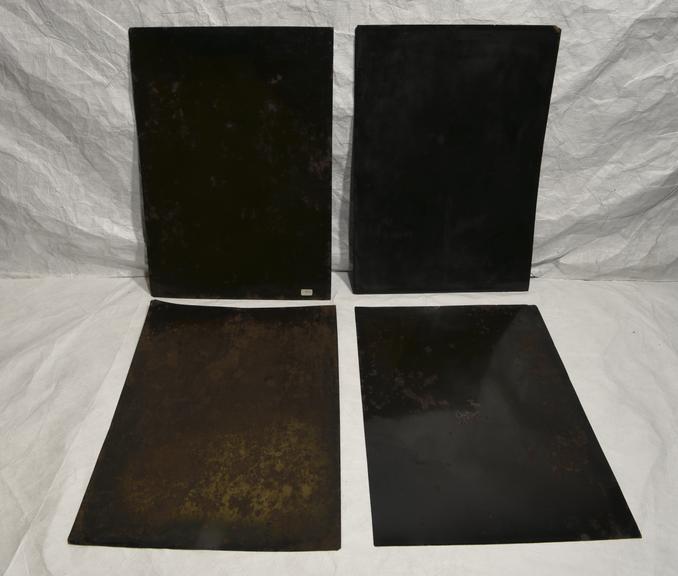 Four Ferrotype Glazing Sheets