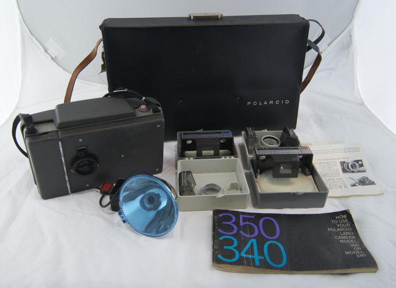 Polaroid Land Camera Model 340 With Polaroid Portrait Kit