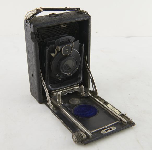 Ensign folding bellows camera