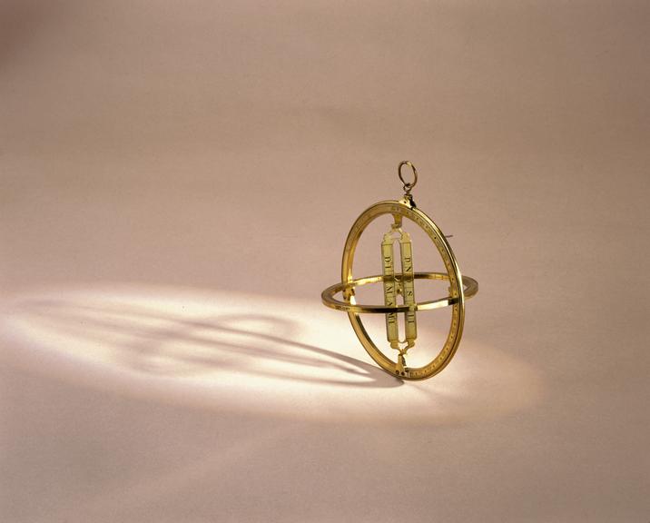 Universal equinoctial ring sun dial, 1710-1729