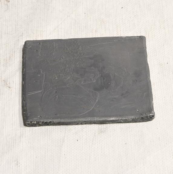 Woodburytype lead mould