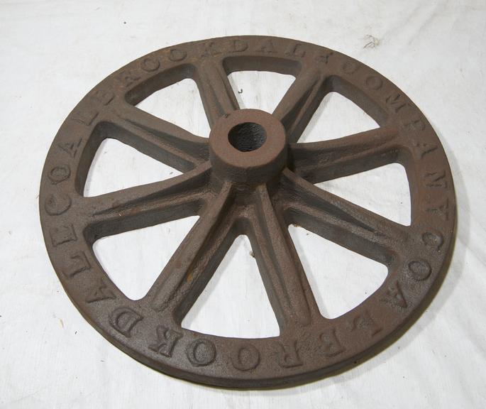 Replica of Coalbrookdale Company Cast Iron Wagon Wheel