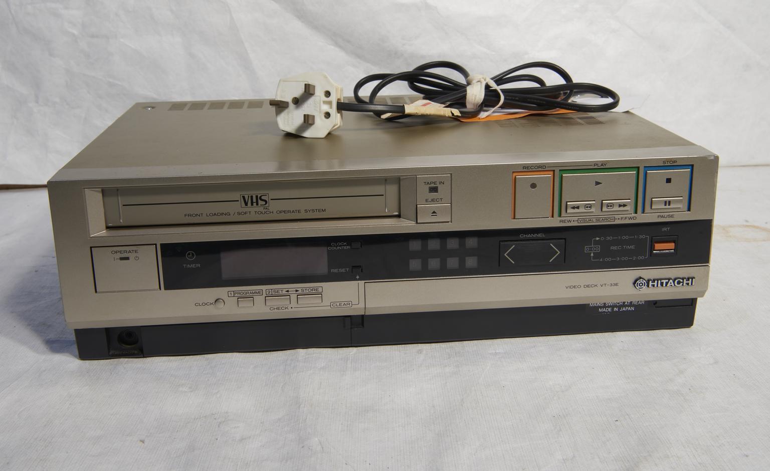 Hitachi VT33E VHS Video Recorder, 1984 | Science Museum Group