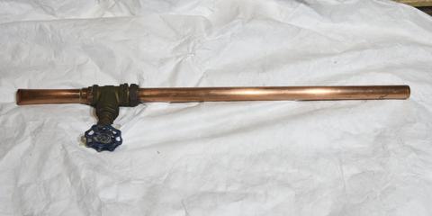 Pipe with Valve from Beamline 16.5, Synchrotron Radiation Laboratory