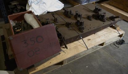 Pallet of Dismantled Signal Lever Frame