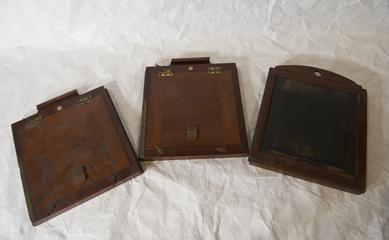 Three Photograph Plate Holders for Sichel 'Forward' Studio Camera