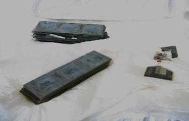 One of Thirteen Boxes of Three-Colour Separation Glass Positives