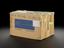 Box used to ship disk packs carrying black hole image data