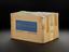 Box used to ship disk packs carrying black hole image data
