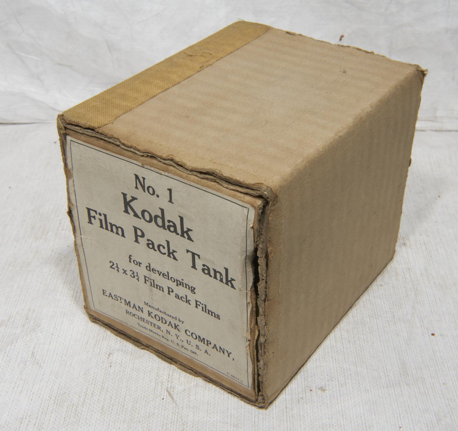 No.1 Kodak Film Pack Tank Original Carton